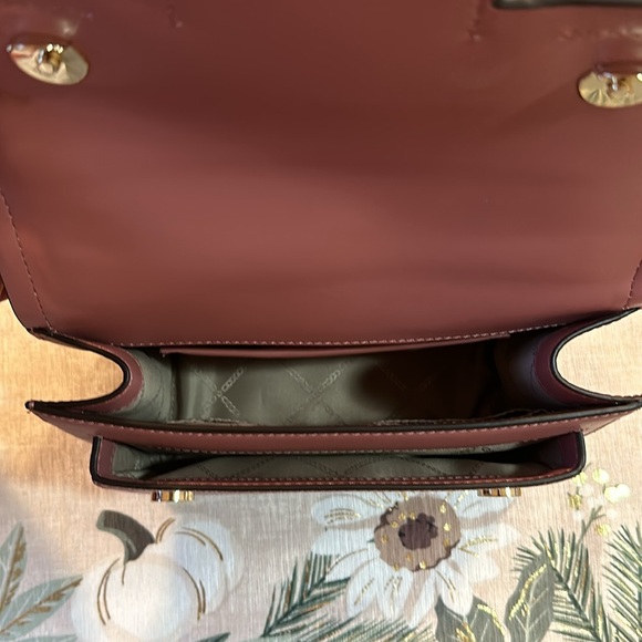 Michael Kors Heather LARGE Leather Shoulder Bag in Rose #30S2L7HL3L NWT - Picture 3 of 4